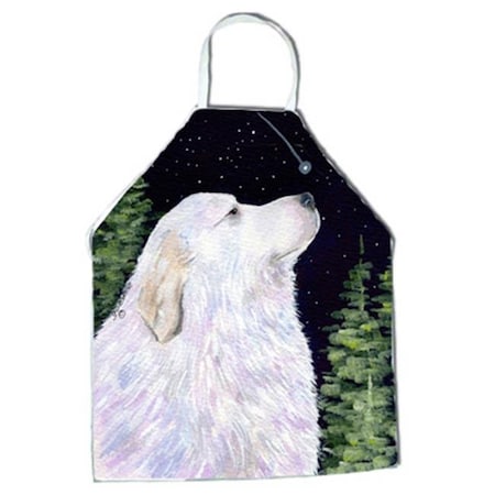 Carolines Treasures Carolines Treasures SS8470APRON Starry Night Great Pyrenees Apron - 27 x 31 in. SS8470APRON